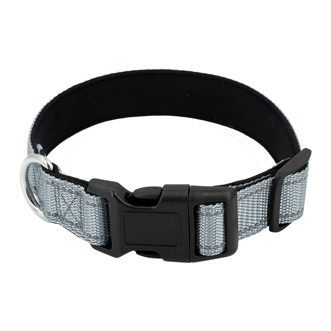 Reflective Dog Collar Fast-Lock Buckle - Safe Night Walks, Fall 2025 Gift Idea For Pets