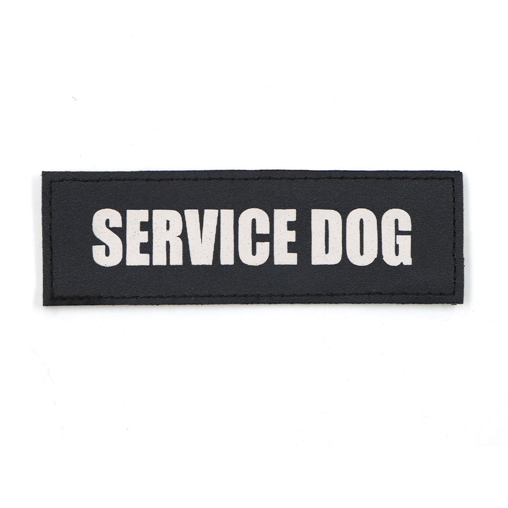 Service2025 Edition Dog Patch Black Harness Patch Sturdy Hook And Loop Identifies Service Status Fall