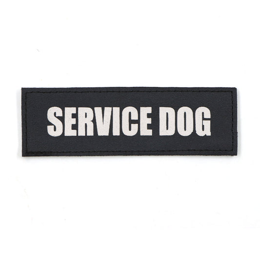 Service2025 Edition Dog Patch Black Harness Patch Sturdy Hook And Loop Identifies Service Status Fall