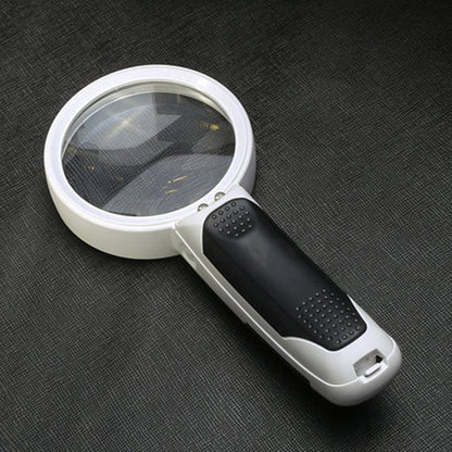 Magnifying Glass With LED Light Hand-Held 20x Magnifier For Reading Books Labels Back To School 2025 Gift