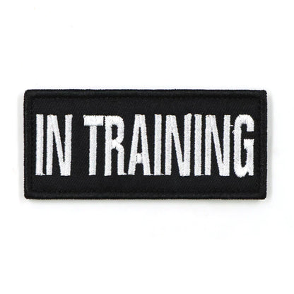 Service Dog Patch Black Harness Label Hook And Loop Fasteners Fall 2025 Simple On Off For Fast Identification