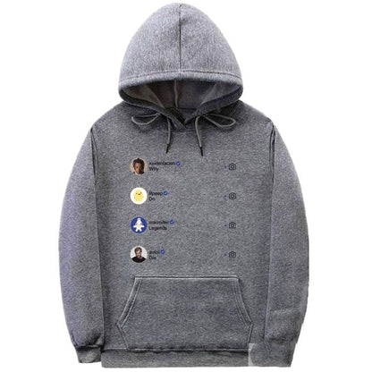 Men's Oversized Hooded Sweater - Relaxed Fit, Fleece Casual