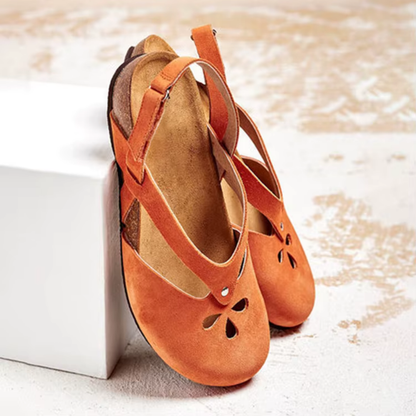 Variant image for Retro Women's Sandals with Adjustable Ankle Strap, Soft Outsole, and Ajoured Design for Summer Style-19