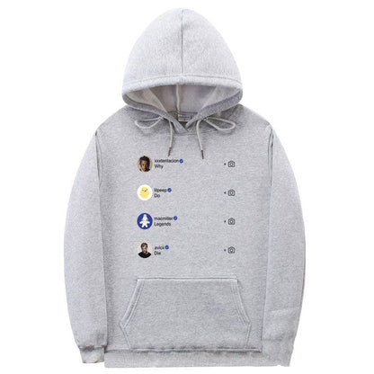 Men's Oversized Hooded Sweater - Relaxed Fit, Fleece Casual