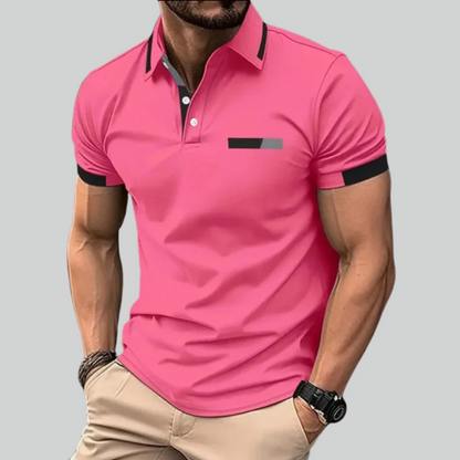 Sleeve Short Polo Shirt - Summer Casual Lapel Sports Polos Gift For Men