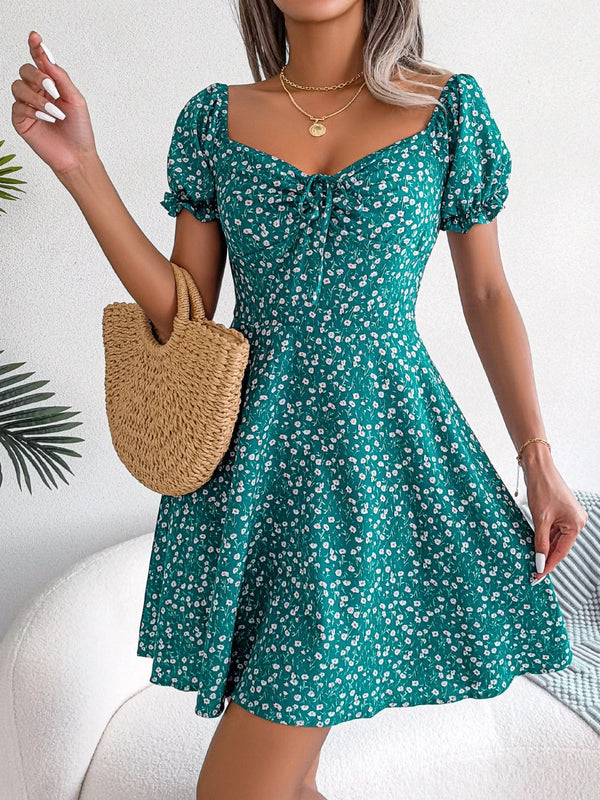 Variant image for Short Sleeve Casual Dress for Women, Lightweight and Comfortable Day Dress, Versatile Summer Style-1