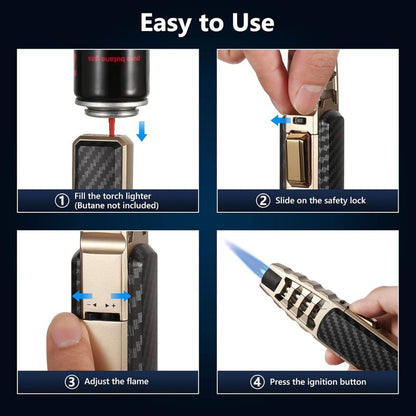 Torch Windproof Lighter Culinary Torch Fall 2025 Gift