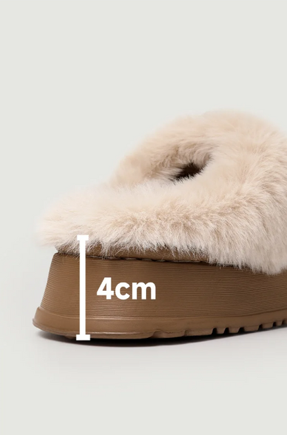 Plush HK Winter Slippers for Women