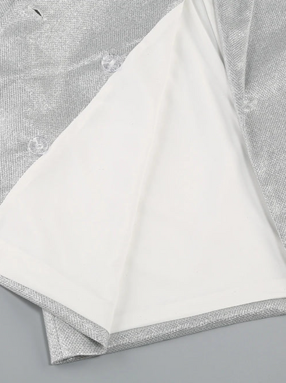 glamorous design, high-quality fabric, for special occasions – Glimmering women's 3-piece set