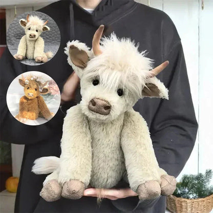 Cow Highland Plush Alpaca Fur Decor Fall 2025 Gift