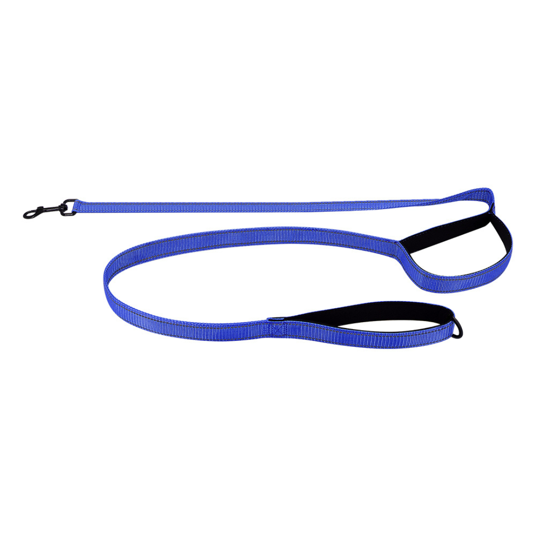 Traffic Handle, Nighttime Visibility, Fall 2025 Pet Safety – Reflective Dual-Handle Dog Leash