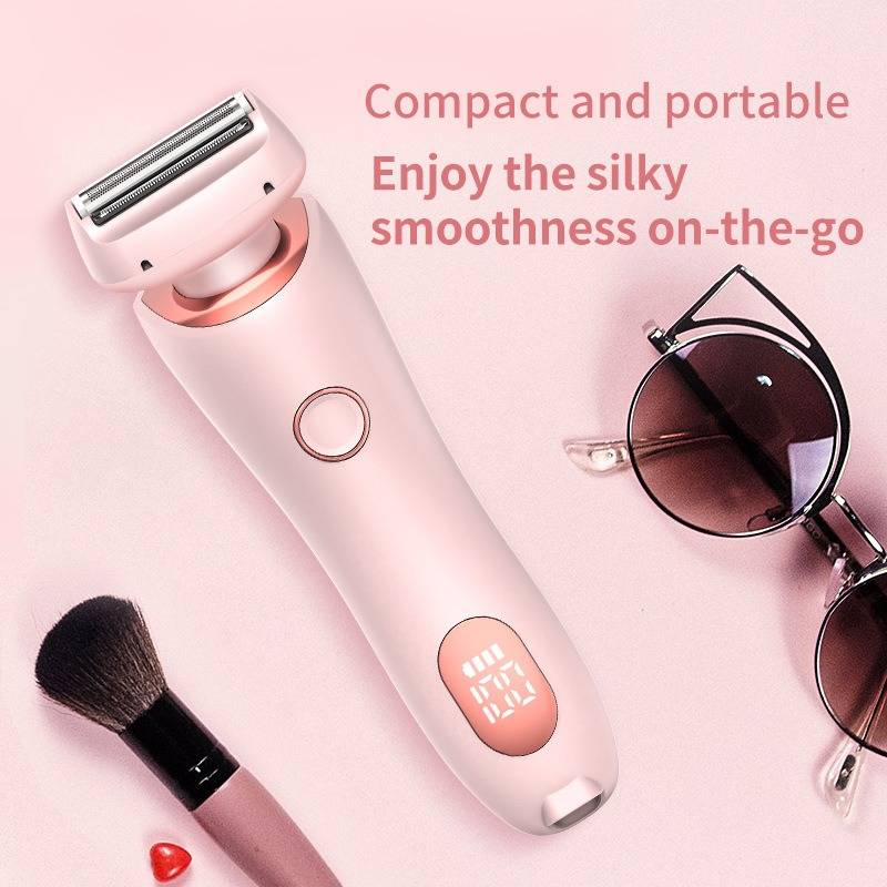 Motor-Driven Shaver 3D Floating Blade Dual-Head Water-Resistant Wet Dry Use Gentle Painless Hair Removal Fall 2025 Self-Maintenance Gift