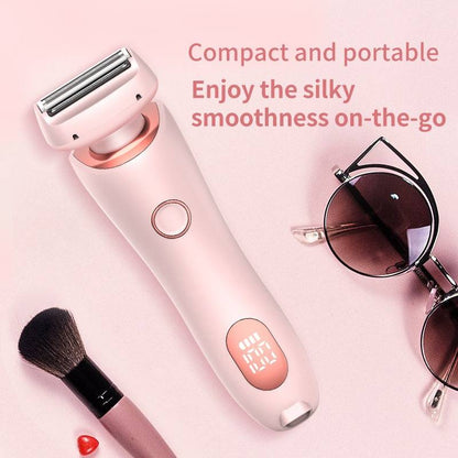 Motor-Driven Shaver 3D Floating Blade Dual-Head Water-Resistant Wet Dry Use Gentle Painless Hair Removal Fall 2025 Self-Maintenance Gift