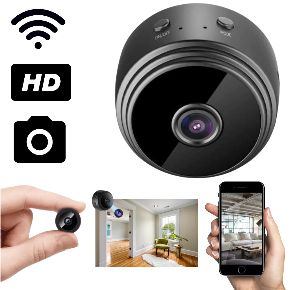 Mini Cordless Security Camera Magnetic Mount Indoor WiFi Camera Fall 2025 Night Vision Motion Alerts