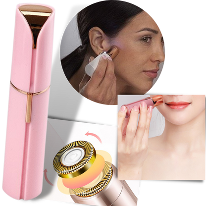 Motor-Driven Facial Hair Shaver - Travel-Friendly, Safe Shaving Device for Men and Women, Simple to Clean