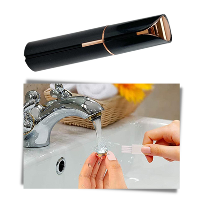 Motor-Driven Facial Hair Shaver - Travel-Friendly, Safe Shaving Device for Men and Women, Simple to Clean