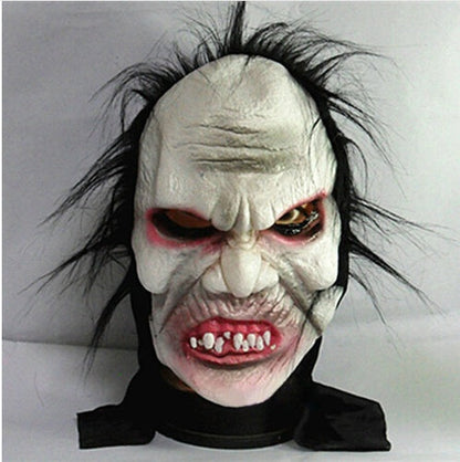 Mask Halloween Grimace Zombie Full Face Horror Prop