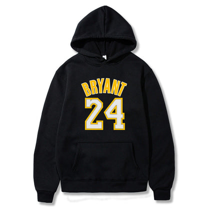 Plush Men's Basketball Hoodie - Pullover Polyester Game Day