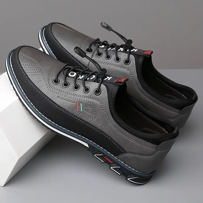 Variant image for Elegant Oxford Men's Shoes in Premium Leather with Comfortable Insole, Available in Brown, Black, Gray, and Khaki-20