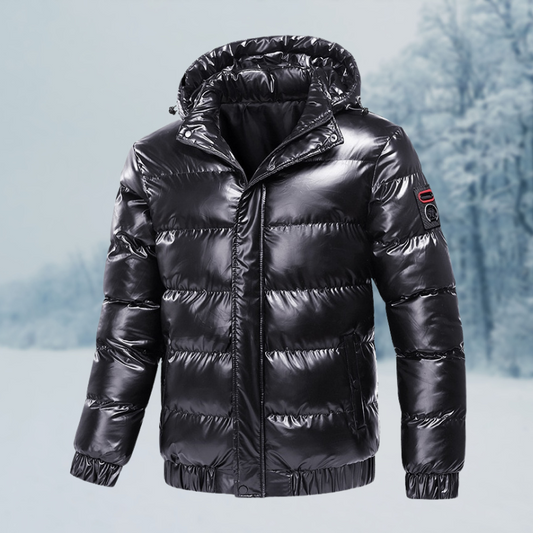 Quilted Insulated Shell – Windproof Men’s Puffer Jacket