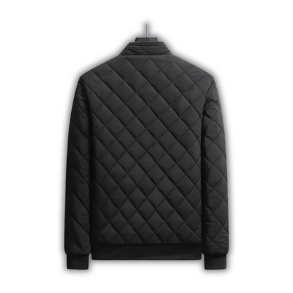 Men's Insulating Jacket - Quilted Bomber, Fleece, Winter