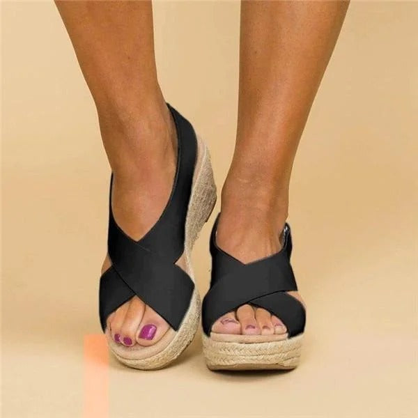 Variant image for Womens Espadrille Sandals with Adjustable Straps, Comfortable Eco-Friendly Design for Versatile Style-14