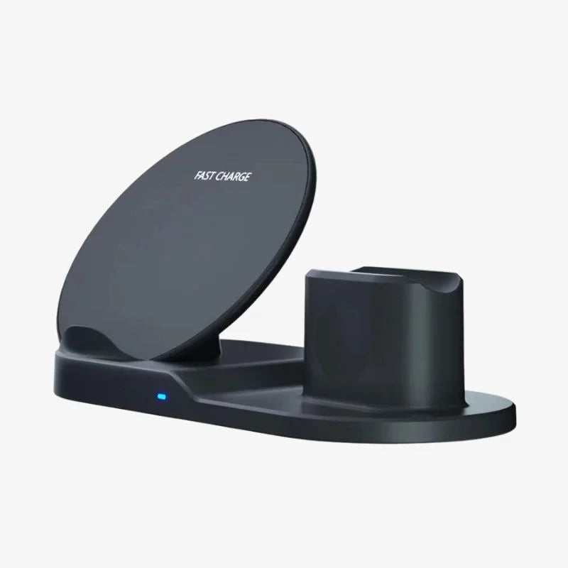 3 In 1 Cordless Charging Dock Station Desk Organizer