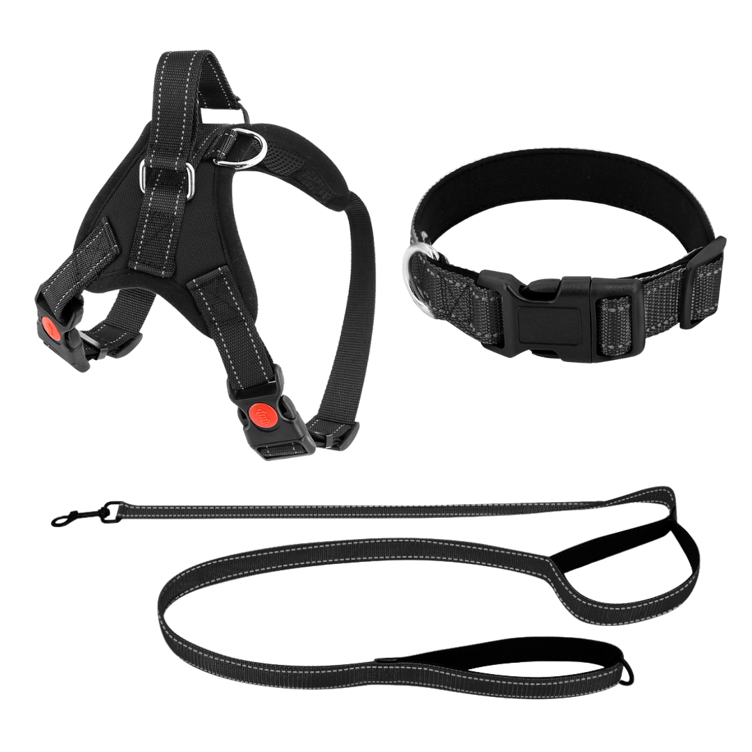 Dog Harness No-Choke Flexible Safety Harness Fall 2025 Trend Breathable Padding For Gentle Control