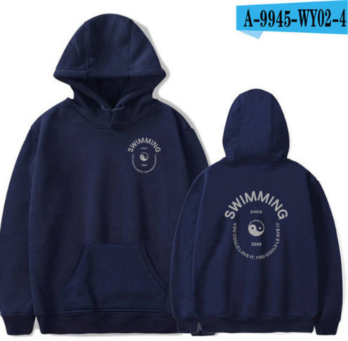 Unisex Warm Hoodie - Pullover, Cotton Blend, For Winter