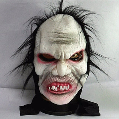 Mask Halloween Grimace Zombie Full Face Horror Prop