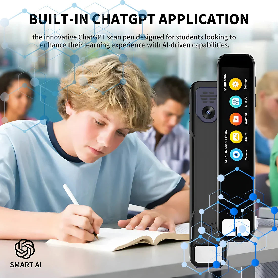 Intelligent Scanning Pen for English Learning, High-Accurate Text Capture and Multi-Language Translation