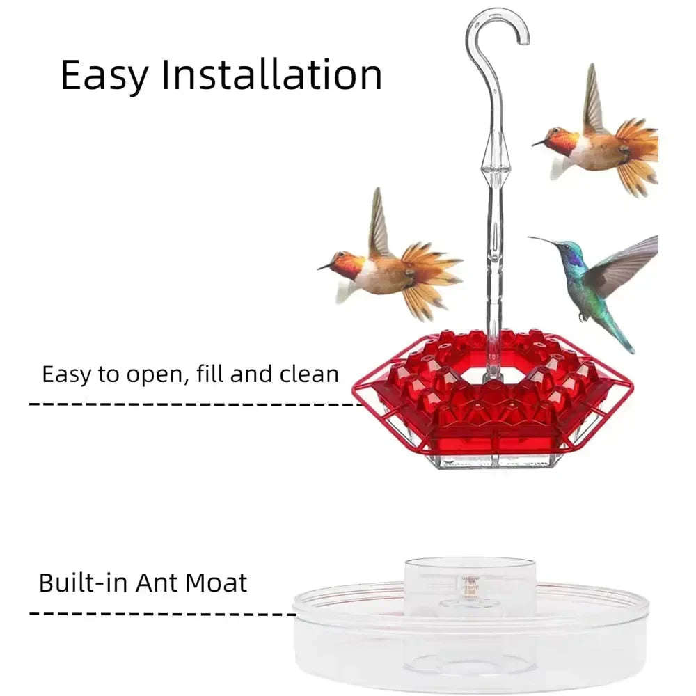 Hummingbird Feeder Ant Proof Outdoor Hanging Simple Perch