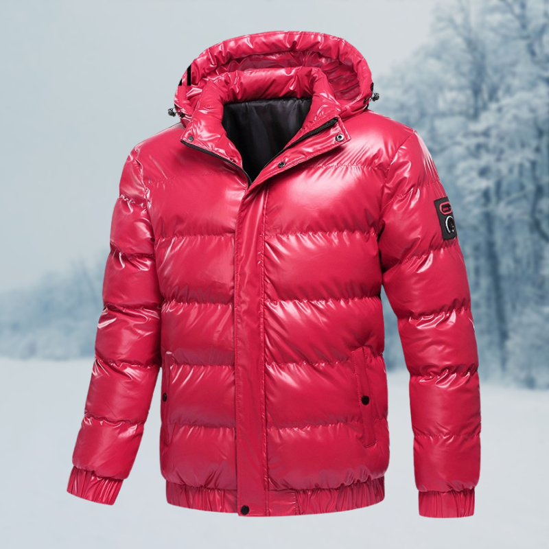 Quilted Insulated Shell – Windproof Men’s Puffer Jacket