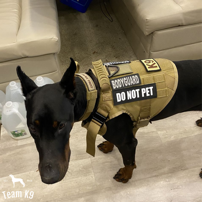 Tactical2025 Edition Dog Harness System All-In-One Training Bundle No-Pull Harness MOLLE Pouches Travel Water Bowl Holiday