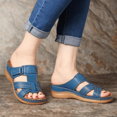 Comfortable Women's Platform Sandals with Slip-On Design and Shock-Absorbing Sole for All-Day Support-3