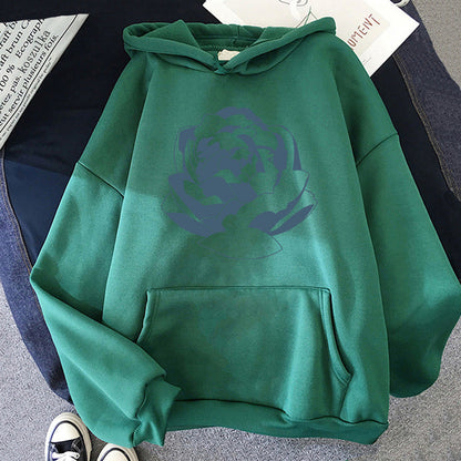 Cozy Oversized Hoodie - Pullover, Polyester, Streetwear