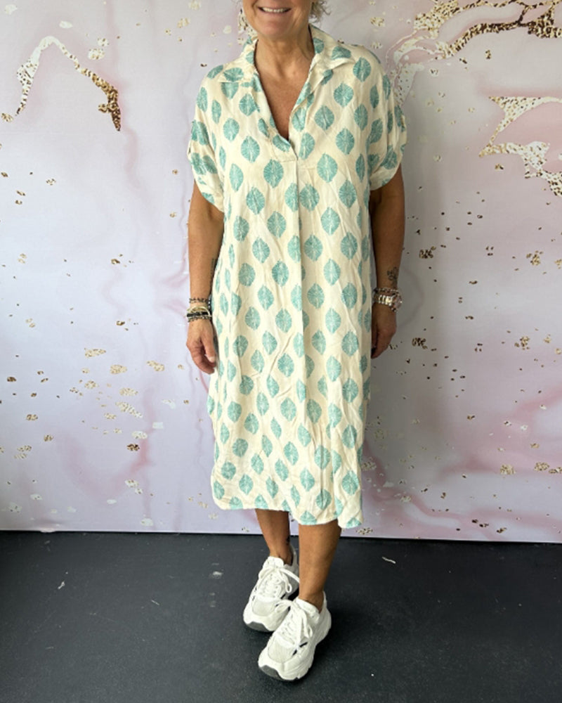 Plus Size Women's Summer Dress, Airy Loose Fit with Breathable Fabric, Available in Natural Colors S to 3XL-3