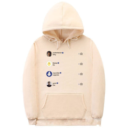 Men's Oversized Hooded Sweater - Relaxed Fit, Fleece Casual