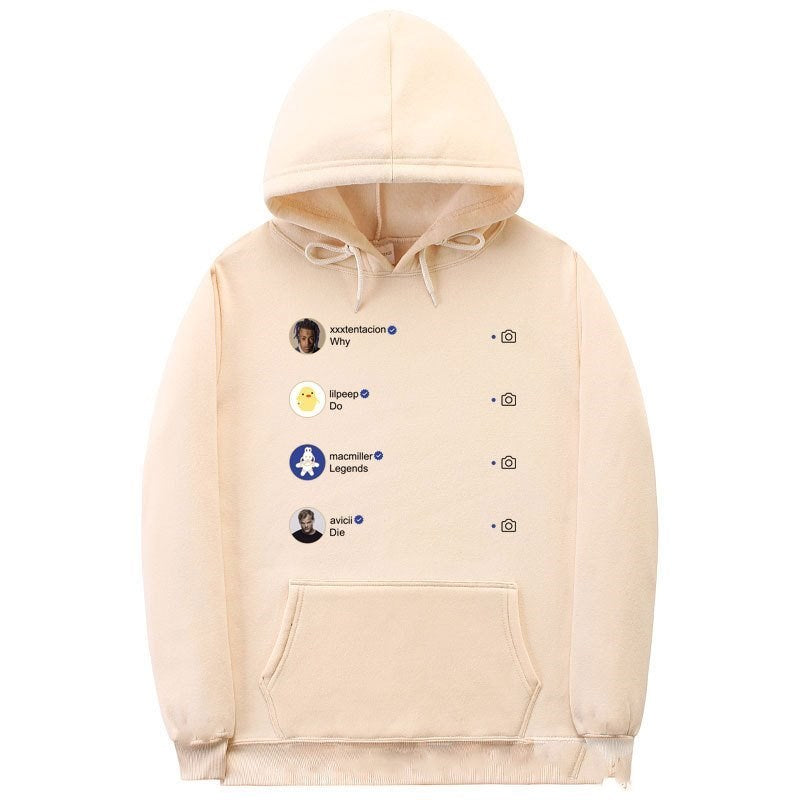 Men's Oversized Hooded Sweater - Relaxed Fit, Fleece Casual