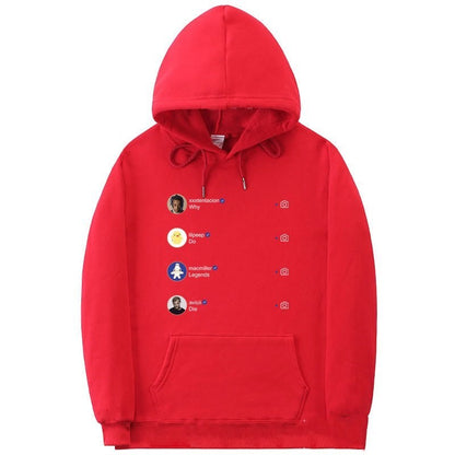 Men's Oversized Hooded Sweater - Relaxed Fit, Fleece Casual