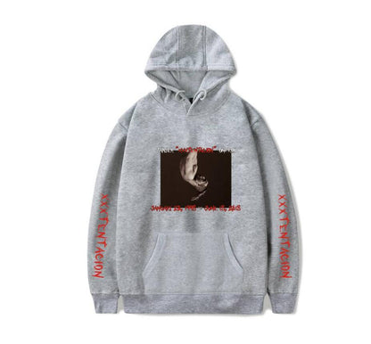 Plush Men's Graphic Hoodie - Pullover Fit, Polyester, Casual