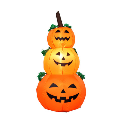 Pumpkin Inflatable Stack Halloween Decor 2025 Outdoor