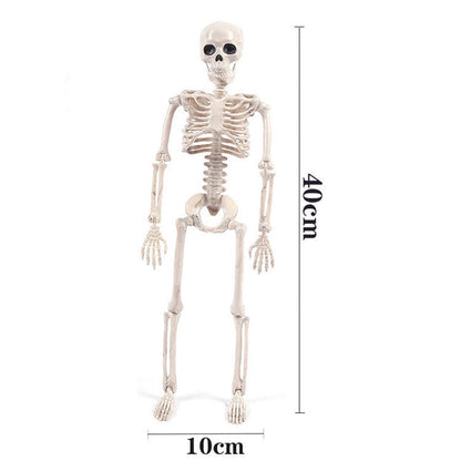 Plastic Halloween Skeleton Couple Props Wedding Veil Decor