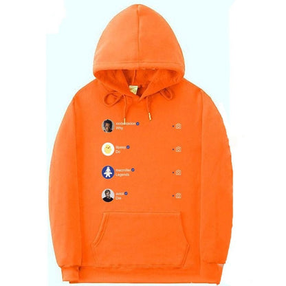 Men's Oversized Hooded Sweater - Relaxed Fit, Fleece Casual