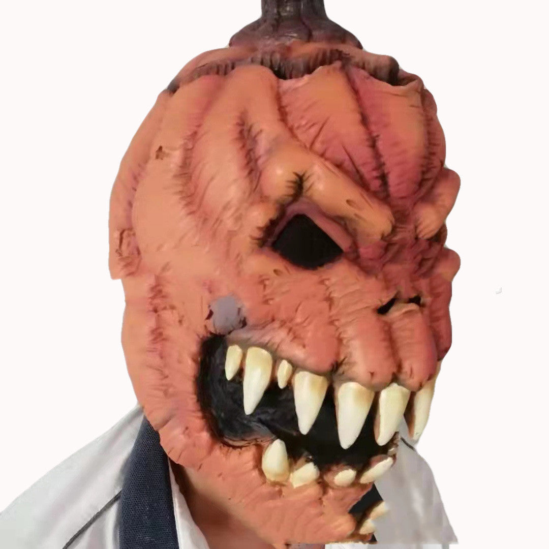 Pumpkin2025 Edition Horror Mask Latex Cosplay Prop Halloween