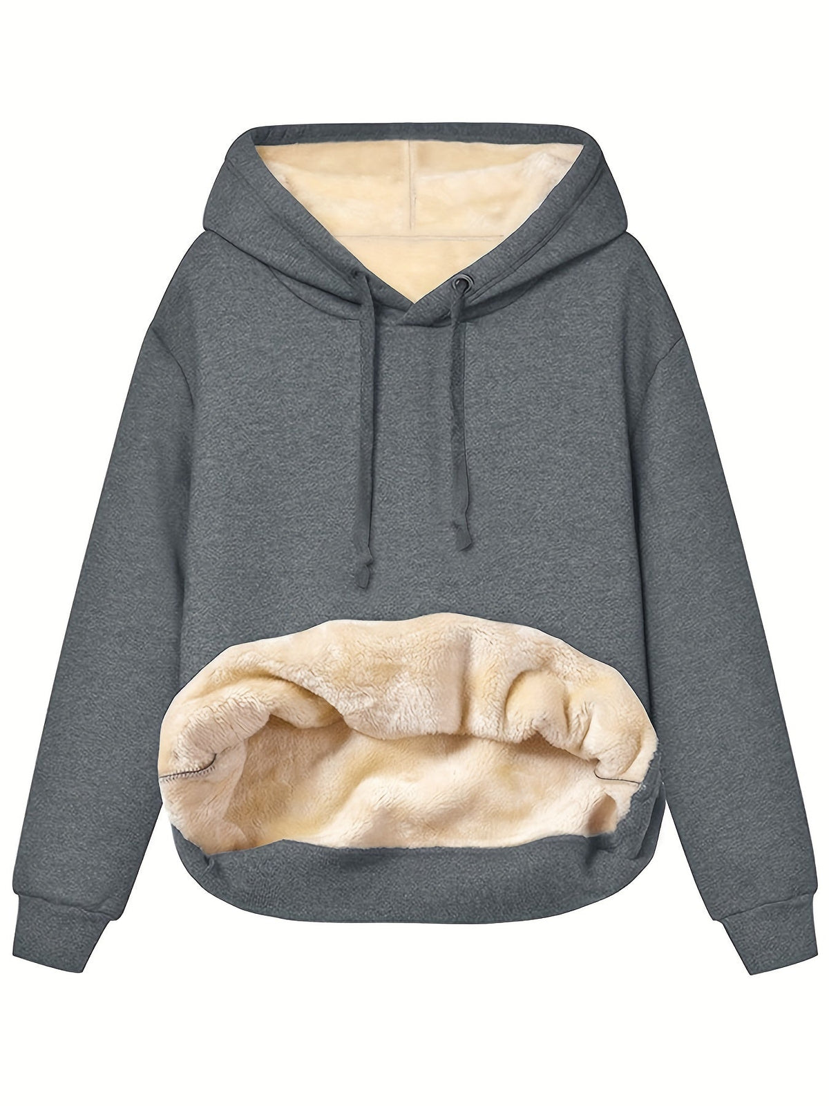 Women’s Insulating Hoodie - Relaxed Pullover, Fleece