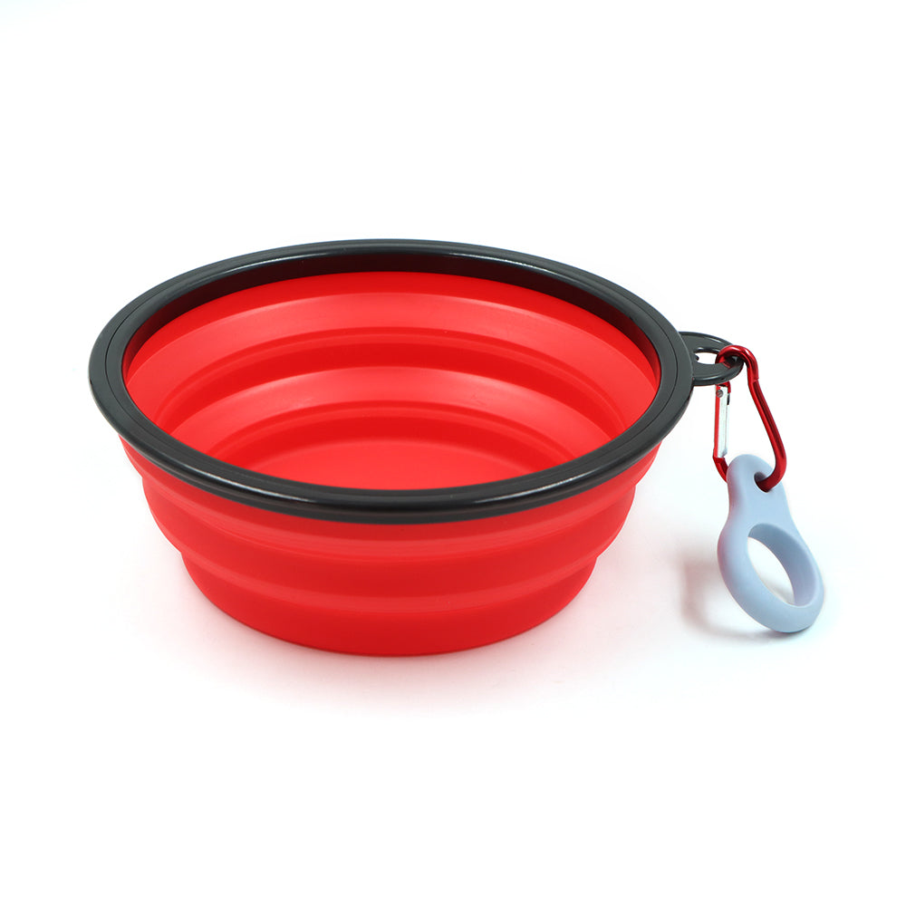 Collapsible Travel Bowl With Clip Silicone Dog Bowl Travel-Friendly Pet Hydration For Travel 2025 Holiday