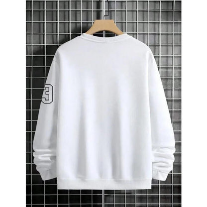 Relaxed Crewneck, Fleece, Casual – Warm Men’s Sweatshirt