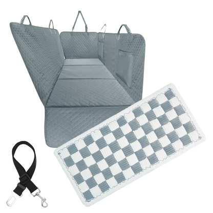 Car Seat Cover Hammock Water-Resistant Protector With Storage Pockets And Mesh Window For Cars And Trucks Fall 2025 Gift