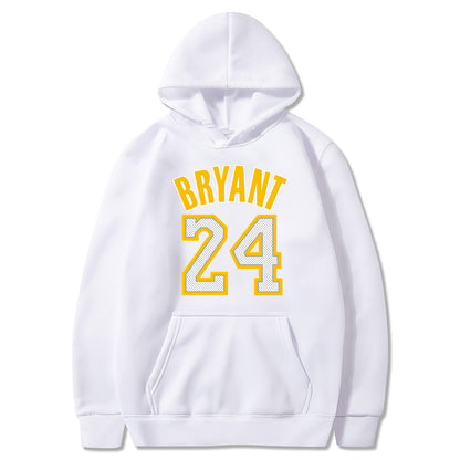 Plush Men's Basketball Hoodie - Pullover Polyester Game Day